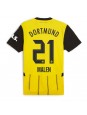 Moške Nogometnih dresov Borussia Dortmund Donyell Malen #21 Domači 2024-25 Kratki rokavi